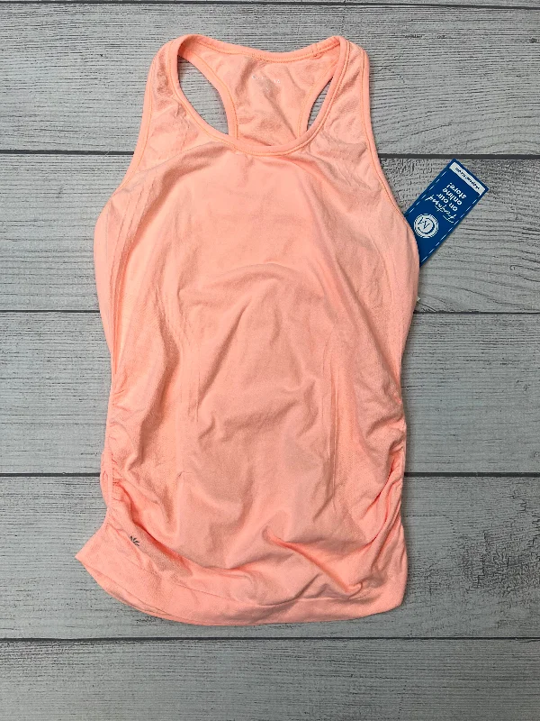 Orange Athletic Tank Top Athleta, Size S