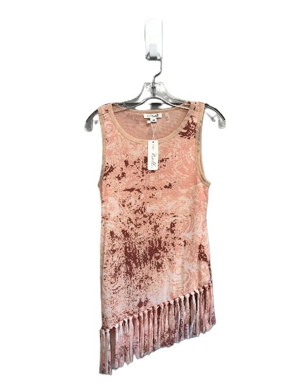 Markdowns Orange Top Sleeveless By Simply Noelle, Size: S