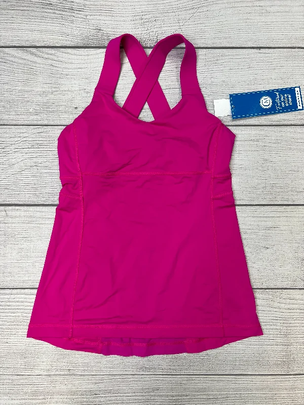 Pink Athletic Tank Top Lululemon, Size M