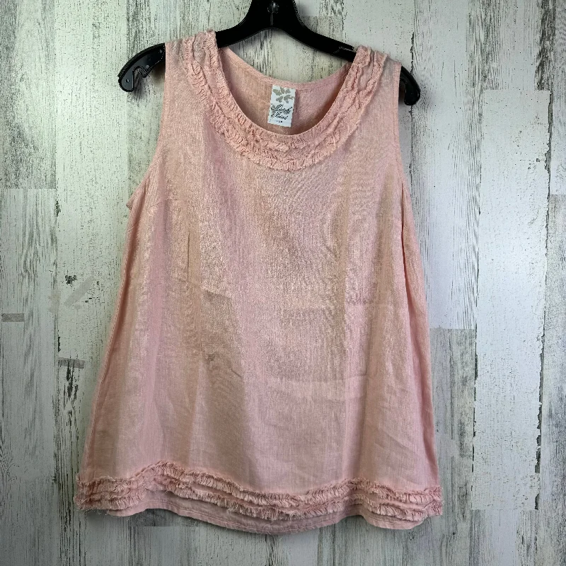 Pink Top Sleeveless match point  Size S