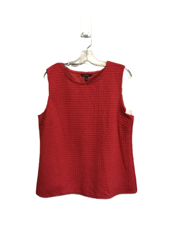 Don't Wait Red Top Sleeveless By Banana Republic, Size: Xl