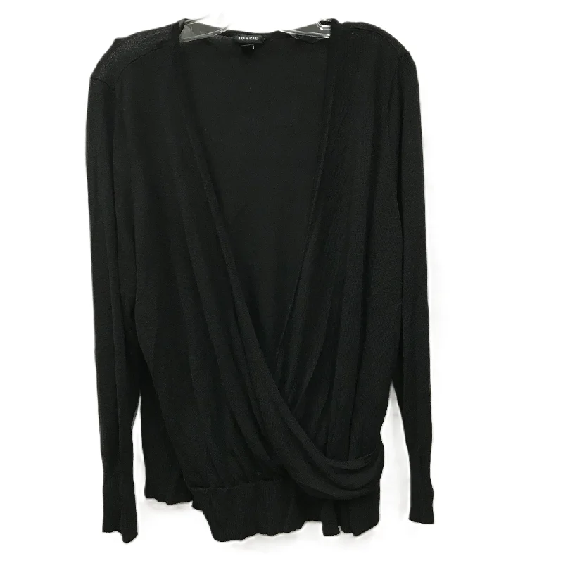 Closeout Sweater By Torrid In Black, Size: 2x