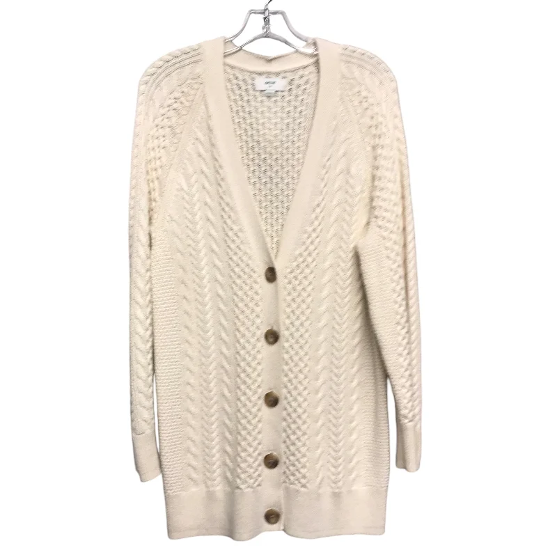 Steals and Deals Sweater Cardigan By Aerie In Ivory, Size:S