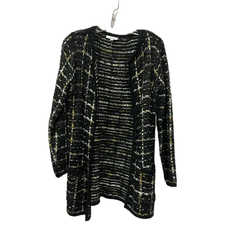 Sweater Cardigan By Cocobleu In Black, Size: M