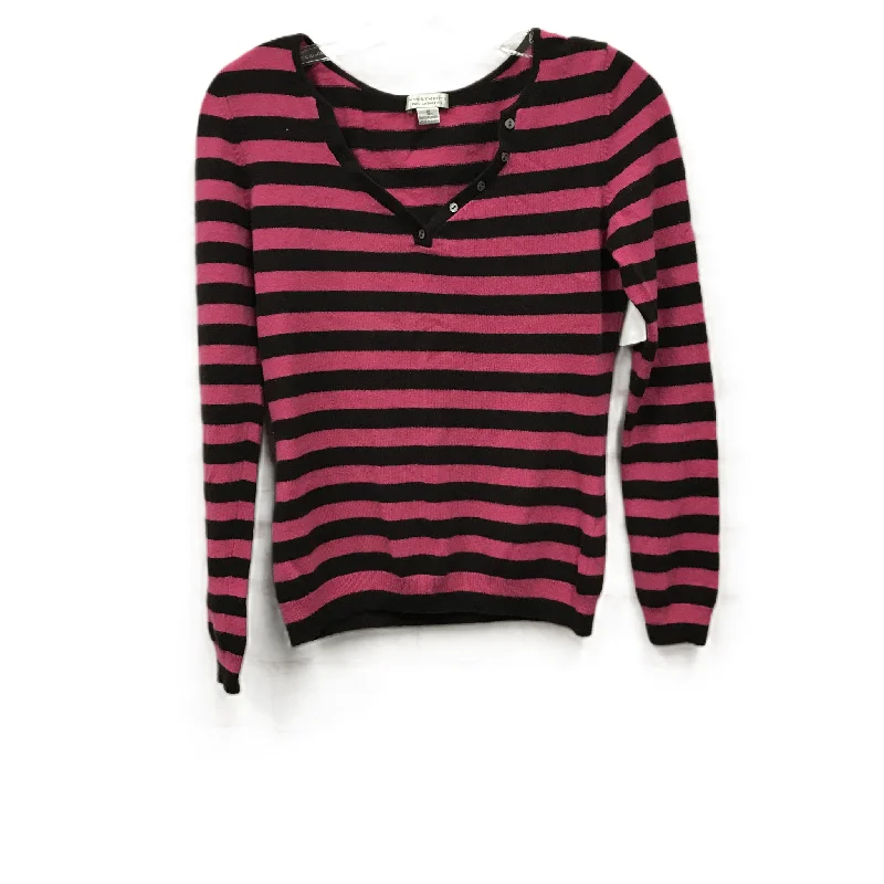 Reduced Prices Sweater Cashmere By Investments In Pink, Size: S