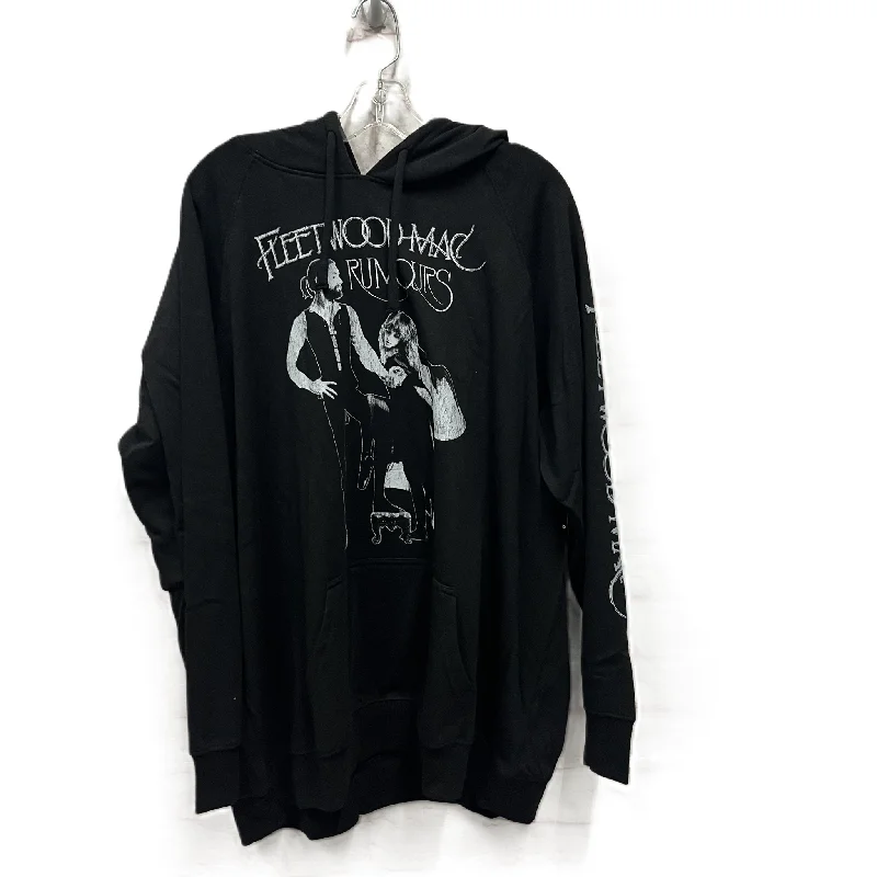 Sweatshirt Hoodie By Torrid In Black, Size: 3x