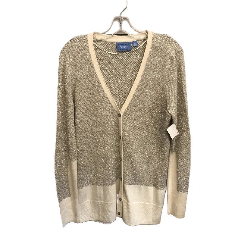 Anniversary Sale Tan Sweater Cardigan By Simply Vera, Size: Xl
