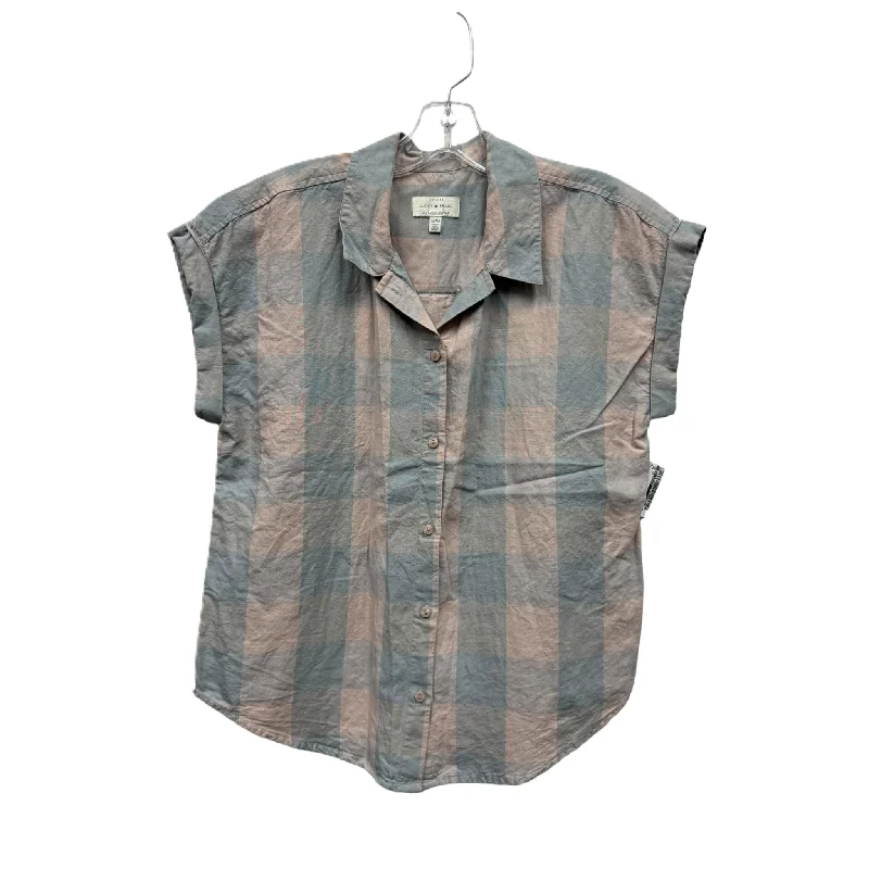 Super Deal Tan Top Short Sleeve By Lucky Brand, Size: M