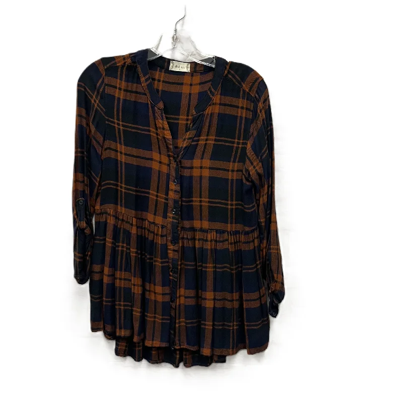 The Best Prices Top Long Sleeve By Altard State In Blue, Size: S