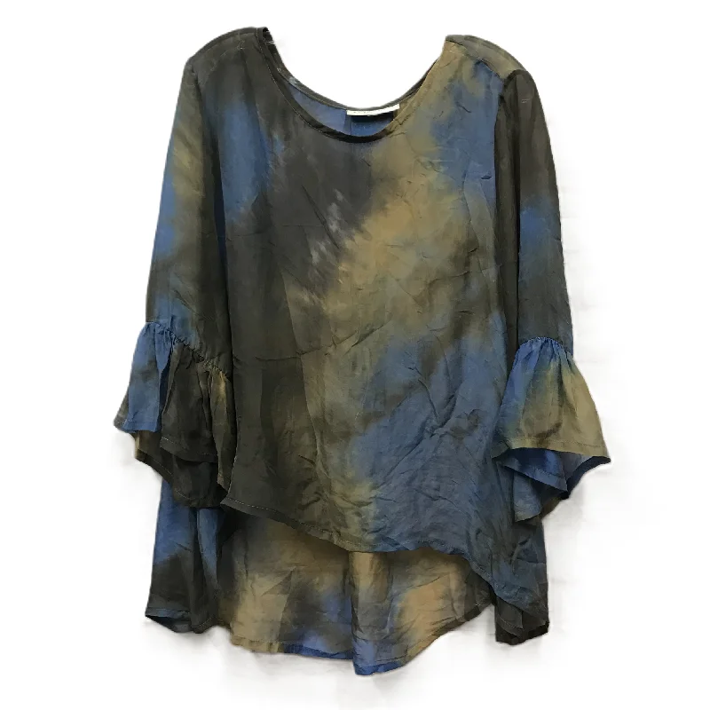 Sneak Peek Sale Top Long Sleeve By Bryn Walker In Brown, Size: Xxl