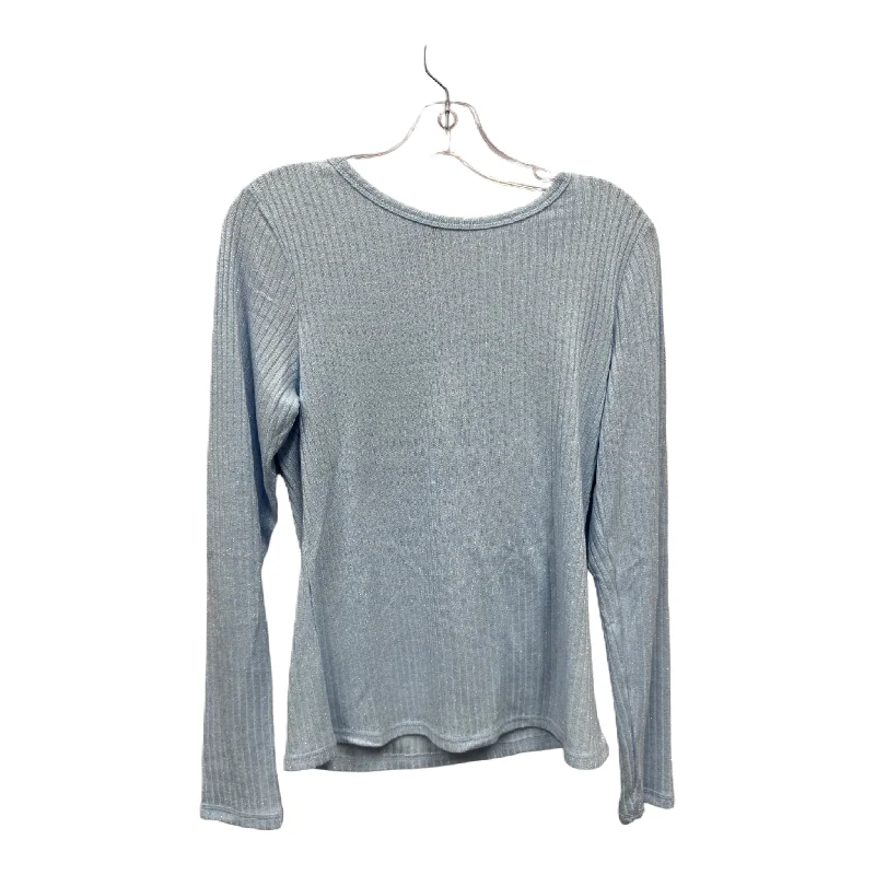 Weekend Deal Top Long Sleeve By Old Navy In Blue, Size: L