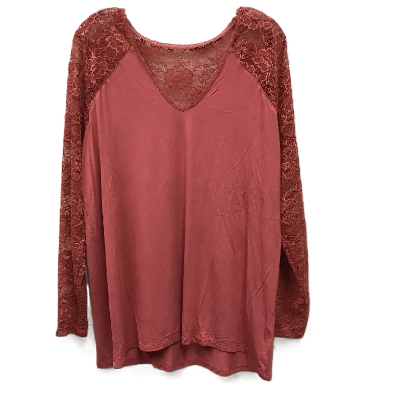 Final Markdown Top Long Sleeve By Torrid In Orange, Size: 2x