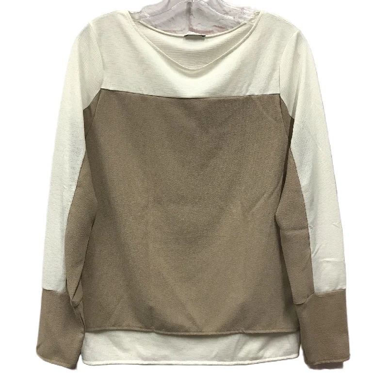 Special Promotion Top Long Sleeve By Zara In Brown, Size: M