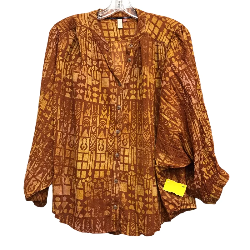 Top Ls By Pilcro In Yellow, Size:Xs