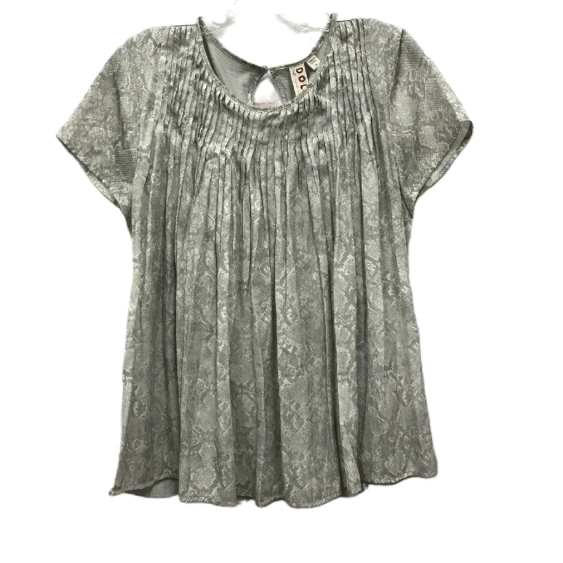 Today’s Special Top Short Sleeve By Dolan Left Coast In Grey, Size: M