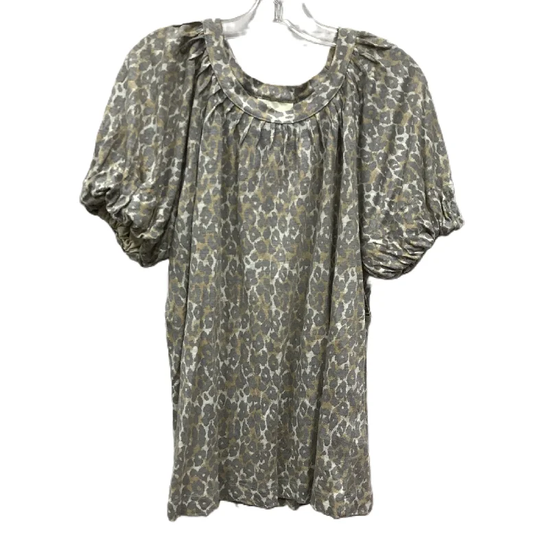 Buy More, Save More Top Short Sleeve By Maeve In Animal Print, Size: Large