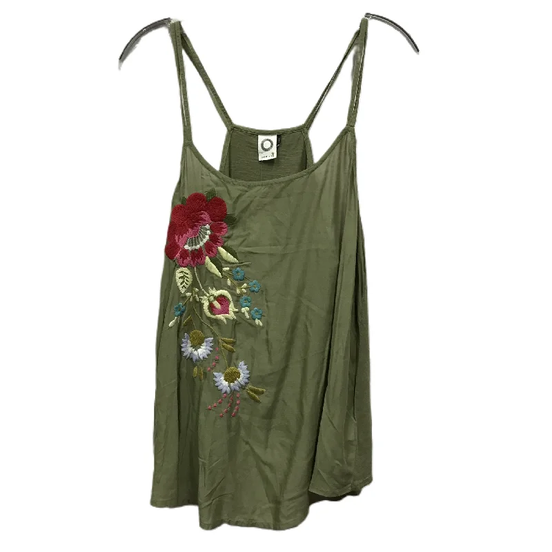 Super Savings Top Sleeveless By Akemi And Kin In Green, Size: M