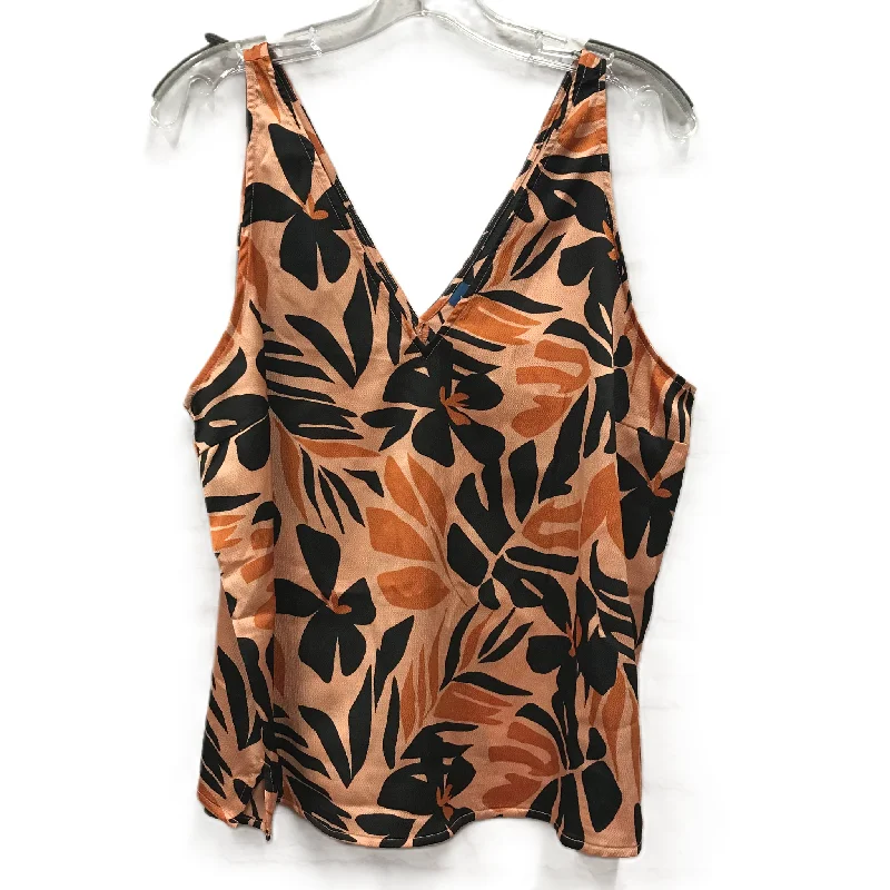 Year-End Sale Top Sleeveless By Old Navy In Orange, Size: L
