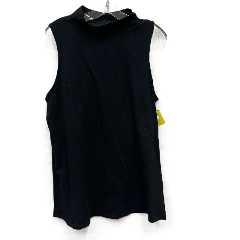 Top Sleeveless By Torrid In Black, Size: 3x