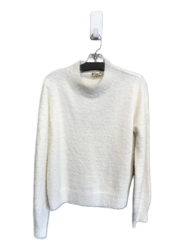 Deal Alert White Sweater By Hem & Thread, Size: L