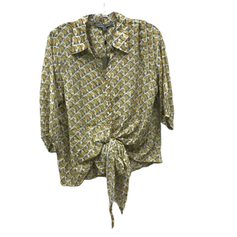Value Deals Yellow Top Short Sleeve By Cme, Size: L
