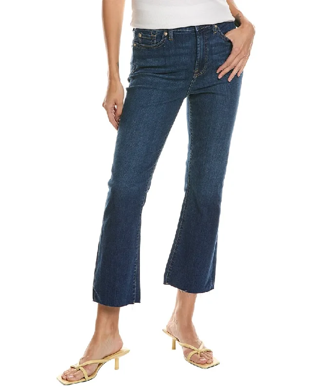 Incredible Offers 7 For All Mankind High-Waist Slim Kick Opal Slim Jean