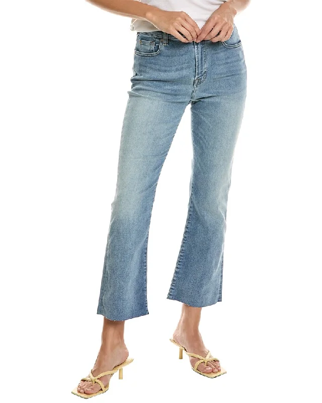 Flash Deals 7 For All Mankind High-Waist Slim Kick Polar Sky Slim Jean