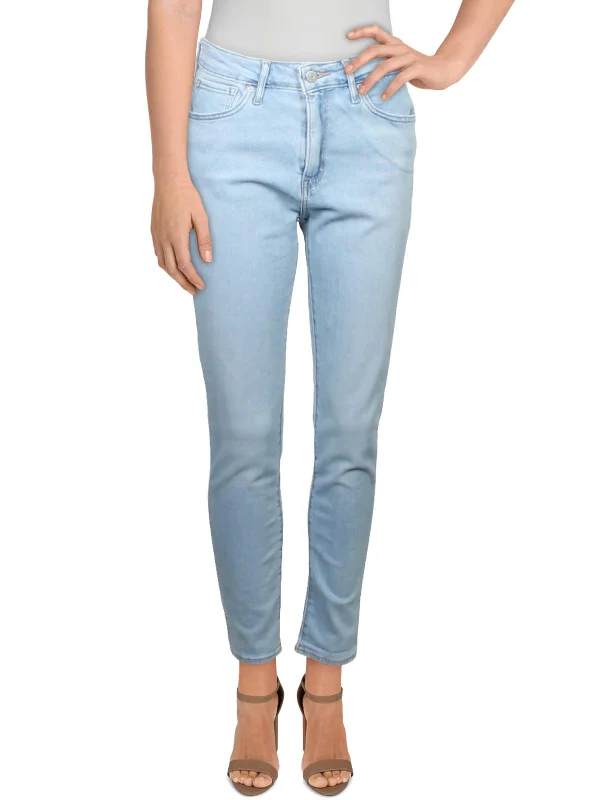 Last Chance 721 Womens High Rise Light Wash Skinny Jeans