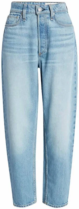Hurry In Alissa High-Rise Straight Jeans In Tulip