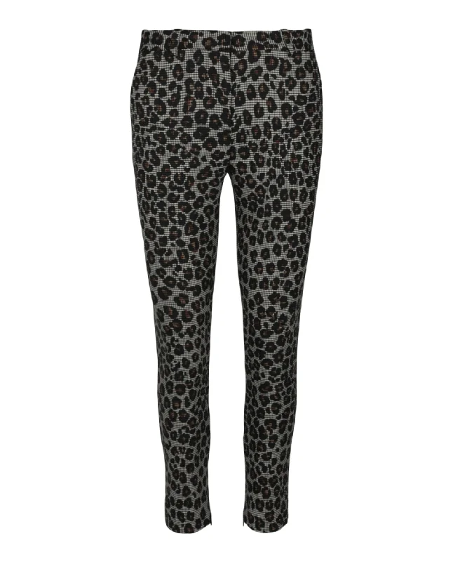 Fantastic Offers Animal Printed Wool Blend Pants