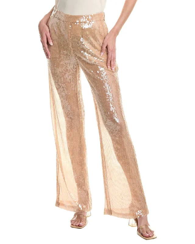 Major Savings BCBGMAXAZRIA Sequin Wide Leg Pant