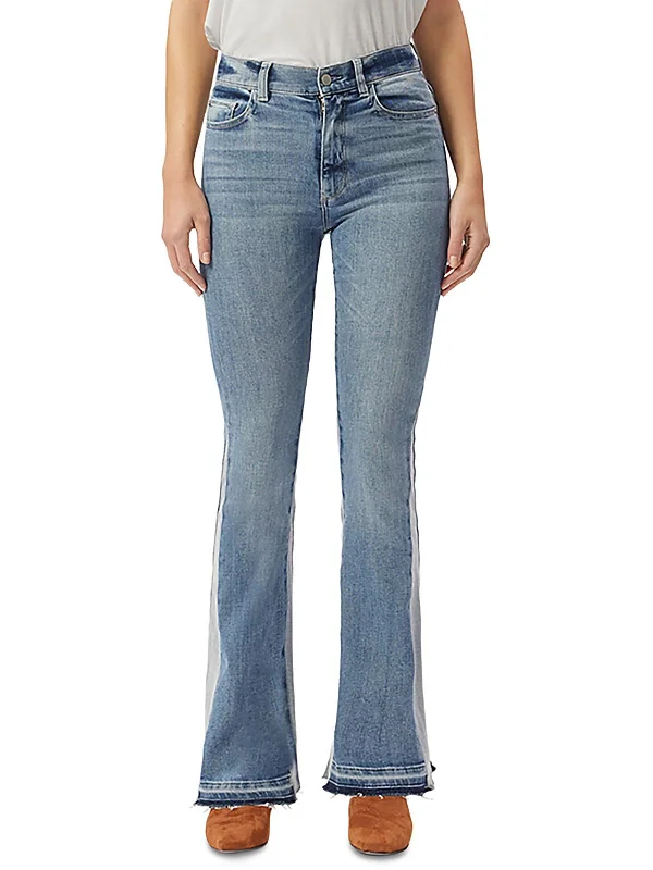Unbeatable Prices Bridget Womens Raw Hem Denim Bootcut Jeans