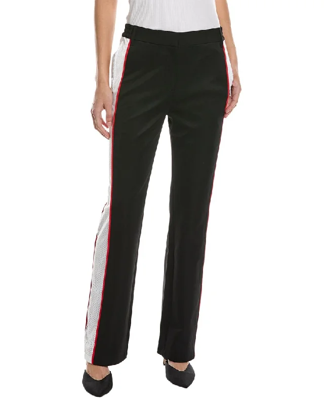 Crazy Savings Burberry Mesh Striped Jersey Tailored Trouser