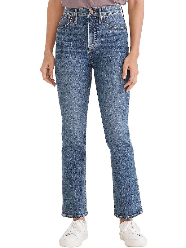 Reduced Prices Cali Womens High Rise Cropped Bootcut Jeans