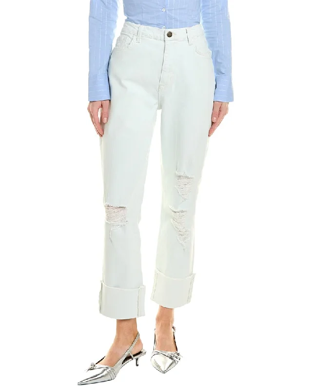 Sale Event Current/Elliott Relaxed Cuffed Boyfriend Oblique Boyfriend Jean
