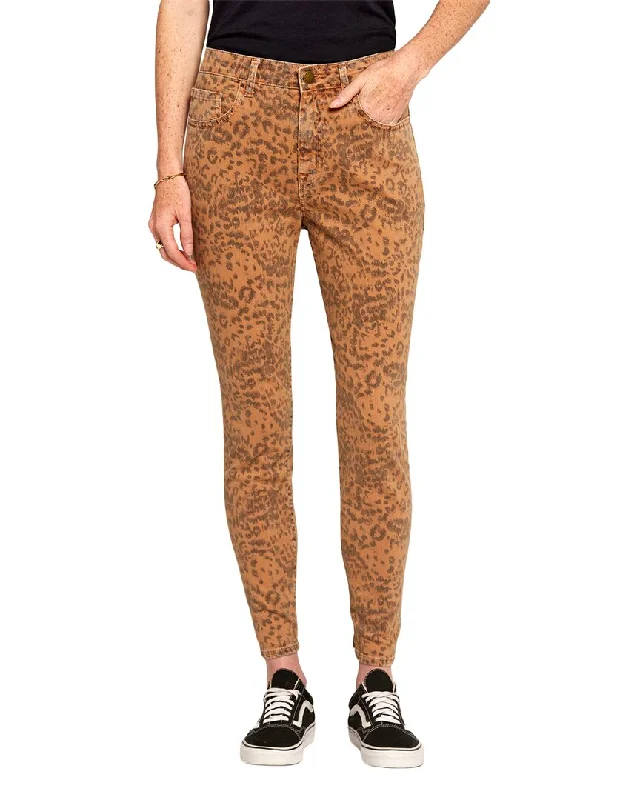 Don't Miss Current/Elliott Stiletto Amber Leopard Skinny Jean