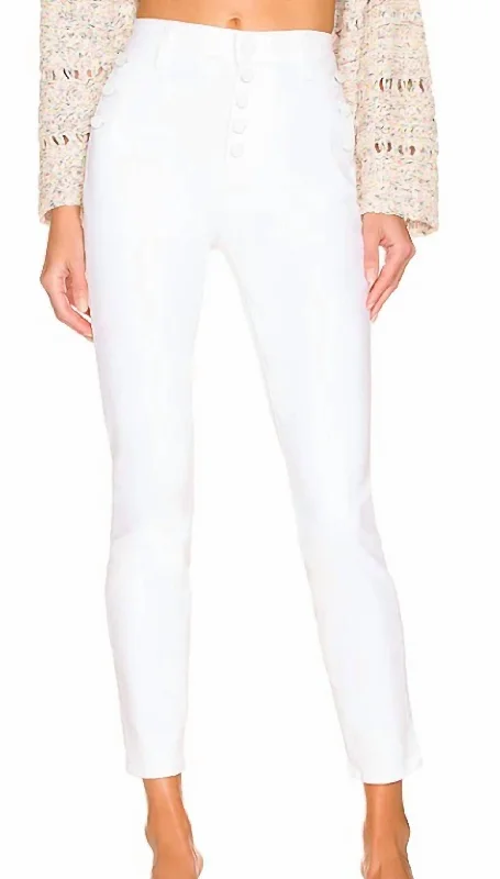 Instant Discount Emmie Ankle Jeans In Crisp White