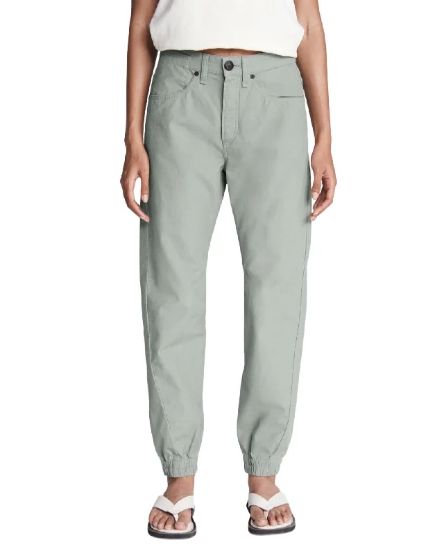 Value Deals Engineered Cotton Jogger In Pale Green