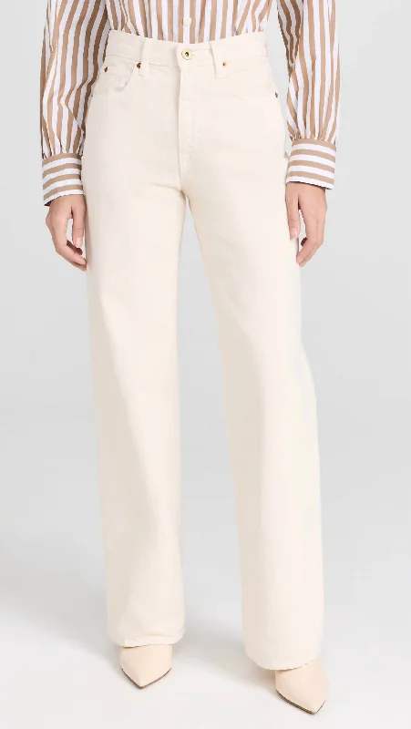 Blowout Deals Grace Denim Jeans In Ecru