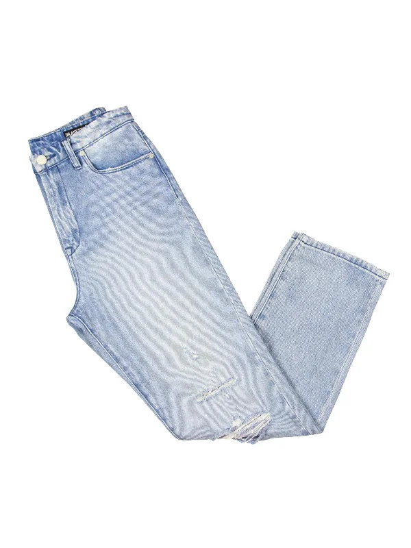 Limited Time Howard Womens High Rise Distressed Flare Jeans
