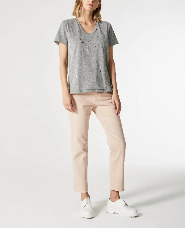 Epic Deals Isabelle High Rise Straight Crop In 1Yr Sulfur Rosy Rogue
