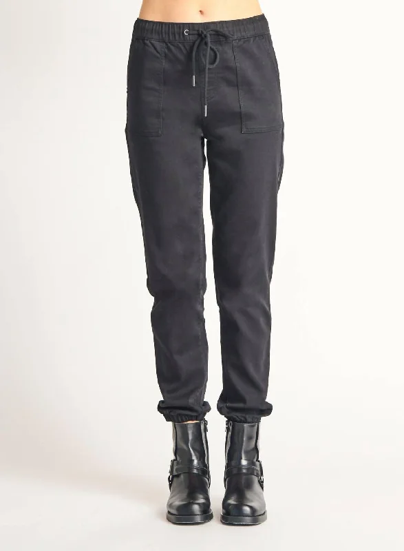 Inventory Reduction Jogger Pants In Jet Black