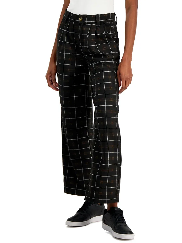 Special Price Juniors Womens Pleated High Rise Trouser Pants