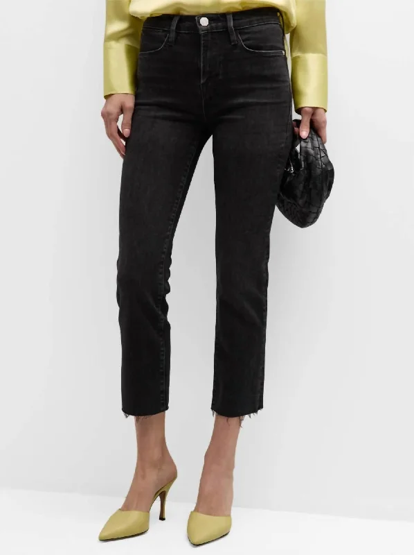 Overstock Le High Straight Released Hem Jeans In Hutchinson
