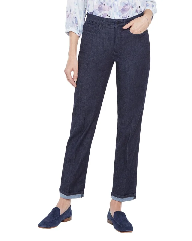 Exclusive Offers NYDJ Ankle Cuff Lightweight Rinse Straight Jean