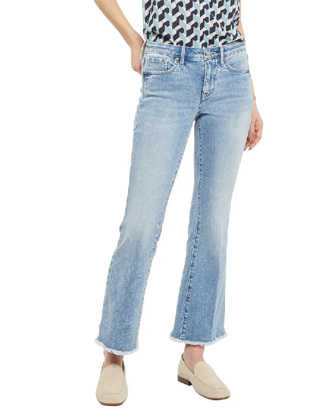 Reduced Prices NYDJ Ava Fray Hem Ankle Flare Jean