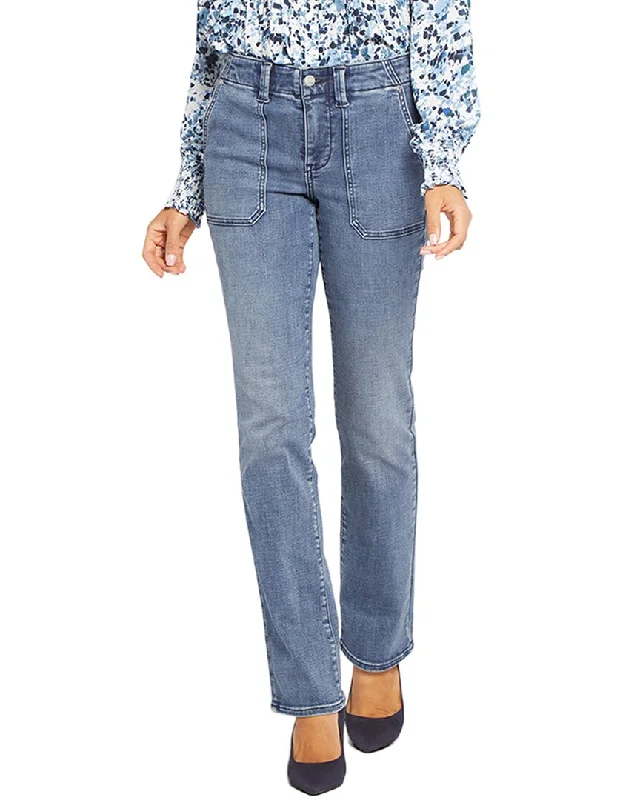 Super Deal NYDJ Marilyn Pristine Straight Leg Jean