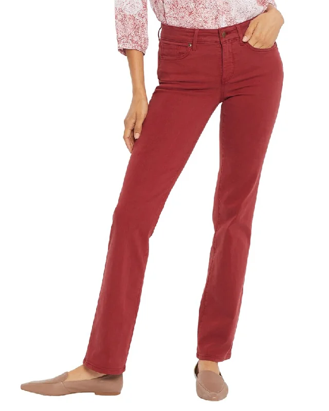 Anniversary Sale NYDJ Petite Marilyn Boysenberry Reactive Straight Leg Jean