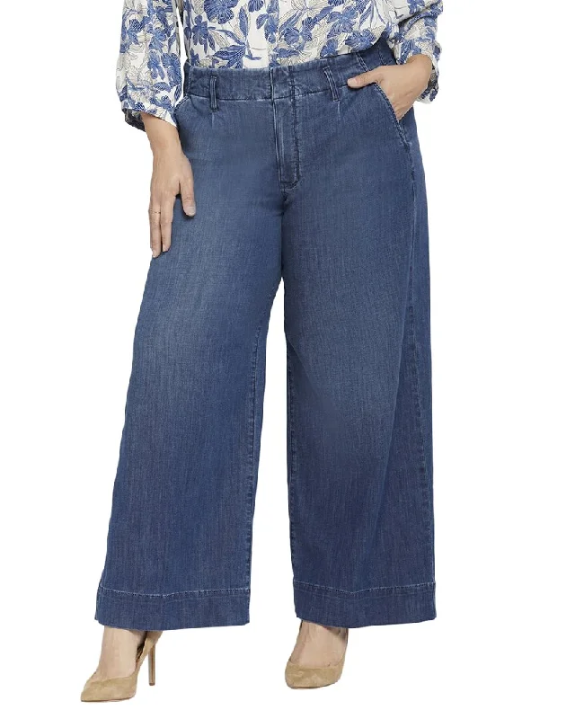 Weekend Deal NYDJ Plus Mona Reminiscent Wide Leg Jean