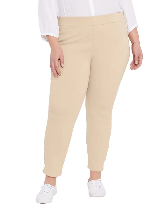 Today’s Deal NYDJ Plus Pull on Marisol Warm Sand Relaxed Jean
